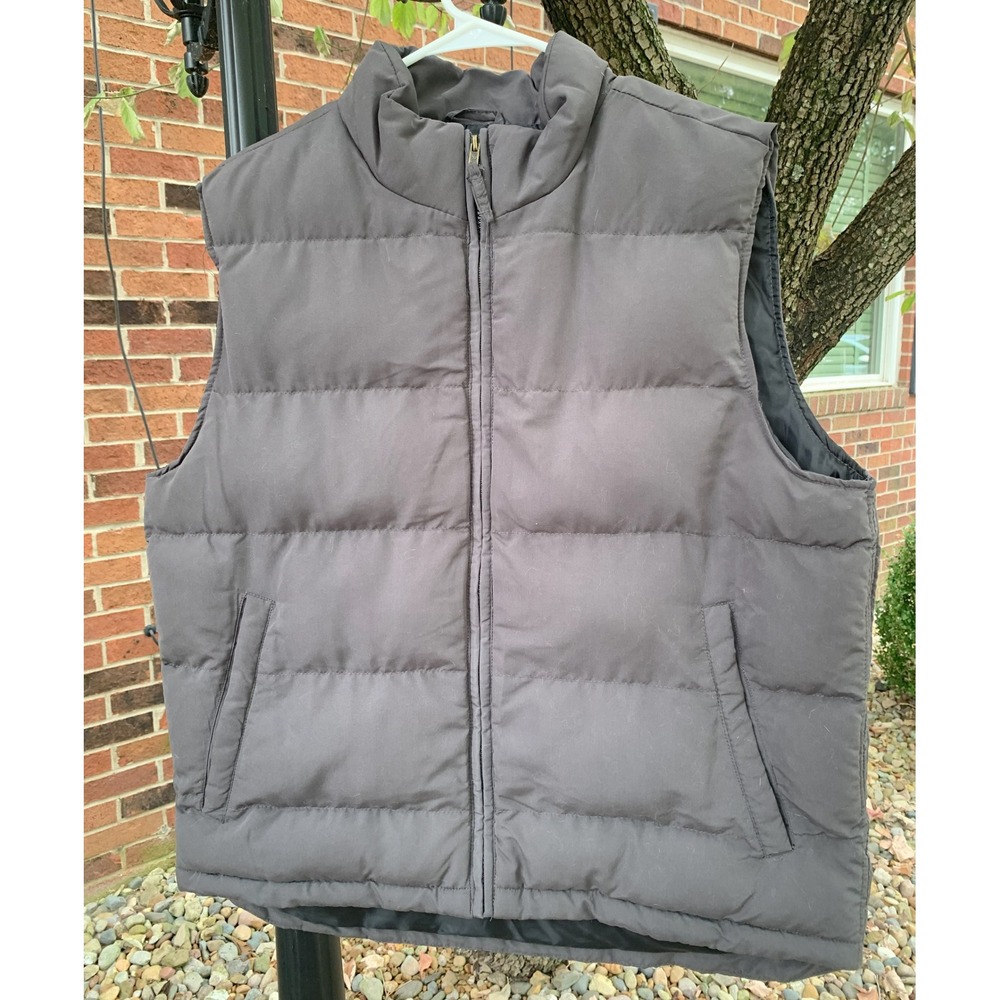 St. John's Bay Men's Puffer Vest Quilted Sleeveless Jacket Coat‎ Medium